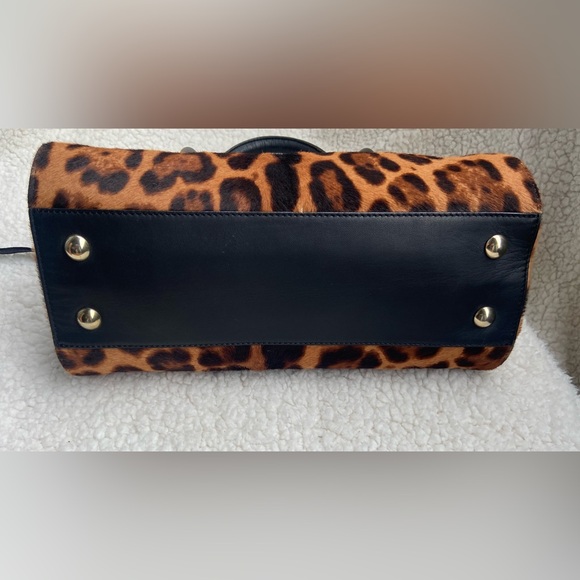 VGC JIMMY CHOO PONY HAIR LEOPARD PRINT BAG - Picture 8 of 16
